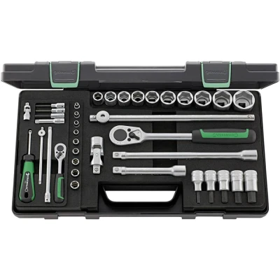 Afbeelding van Stahlwille 40/52/27/11 KN 96011160 Dopsleutelset 1/4 (6.3 mm), 1/2 (12.5 mm) 38 delig