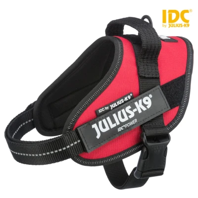 Afbeelding van Julius K9 Power Harnas / Tuig Voor Labels Rood MINI/49 67 cm Borstband 49 t/m cm, 3 breed honden van 7 15 kg