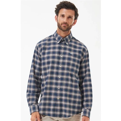 Afbeelding van Barbour Overhemd blauw geruit