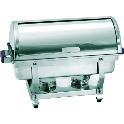 Afbeelding van Chafing Dish Bartscher, RVS, 1/1GN, 62(b)x43(h)x35(d)cm, Roldeksel