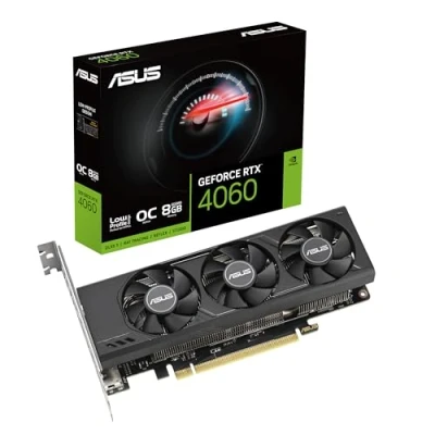 Afbeelding van Asus NVIDIA GeForce RTX 4060 Videokaart LP BRK OC 8 GB GDDR6 RAM DisplayPort, HDMI G Sync , Low Profile