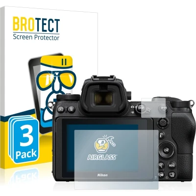 Afbeelding van BROTECT Glas Screen Protector voor Nikon Z 6 / 7 (3 Stuks) Schermbeschermer [9H Hardheid, Beschermglas Folie niet Gehard Glas]
