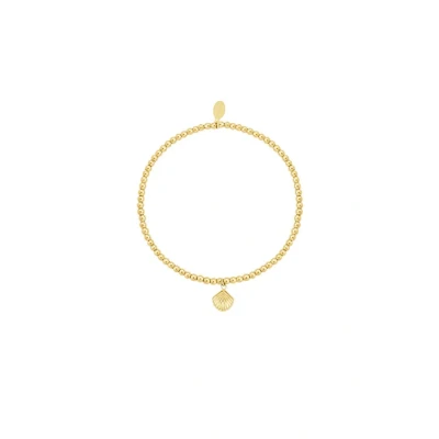 Afbeelding van Eenvoudige armband kleine schelp Goudkleur