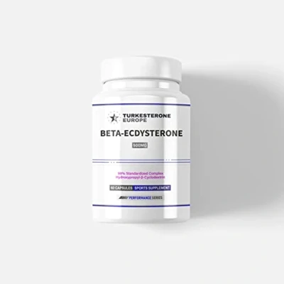 Afbeelding van Beta Ecdysterone 98% Complex met Hydroxypropyl Cyclodextrine 60 Capsules (600mg) Turkesterone Europe®