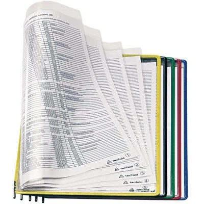 Afbeelding van Tarifold A4 Foldfive Presentatie Pocket Verschillende kleuren (Pak van 5)