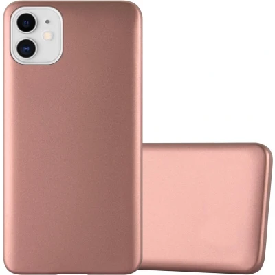 Afbeelding van Cadorabo Hoesje geschikt voor Apple iPhone 11 in METALLIC ROSE GOUD Beschermhoes gemaakt van flexibel TPU silicone Case Cover