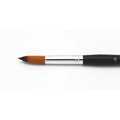 Afbeelding van Paintersisters® Soft rond penseel maat 22, aquarelpenseel met ronde punt, ook geschikt voor acrylschilderen, schilderen olieverf