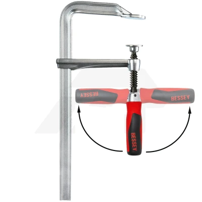 Afbeelding van Volledig stalen schroefklem Bessey GZ40 12KG Spanbreedte (max.): 400 mm Afm. werkbereik:120