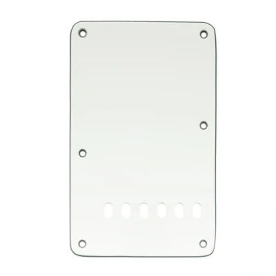 Afbeelding van Musiclily Vintage stijl Strat Tremolo Backplate voor Fender USA/Mexican Standard Stratocaster Moderne Stijl, 3 laags Parchment