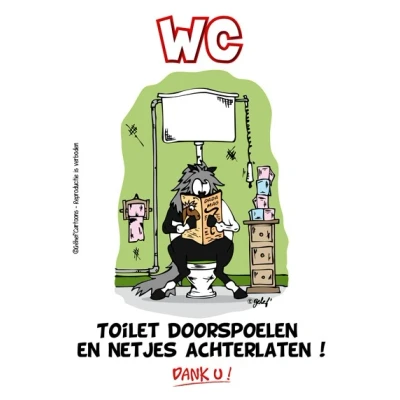Afbeelding van HB Stalplaat WC
