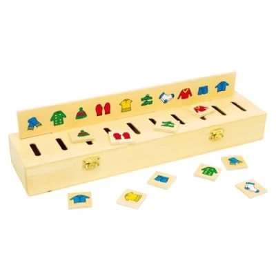 Afbeelding van Small Foot Afbeeldingen Sorteerbox, 55 dlg.