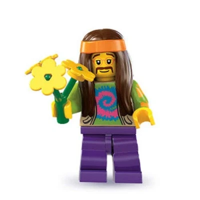 Afbeelding van LEGO Minifiguren Hippie