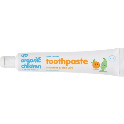Afbeelding van Organic Children Tandpasta Mandarijn aloe vera (50ml)