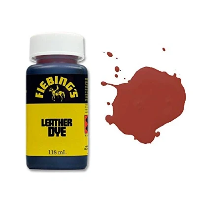Afbeelding van Fiebings Leerverf 118 ml, kastanjebruin, 4 vloeibare ounce