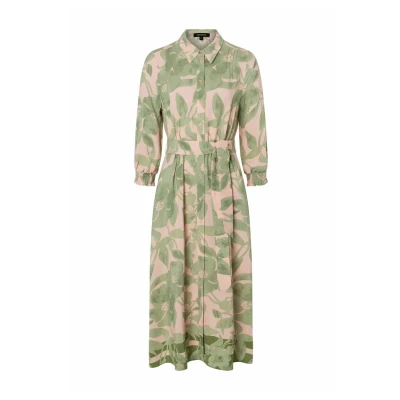 Afbeelding van More &amp; Print 3/4 ARM Blousejurk, Dames, Maat: 34, Mehrfarbig