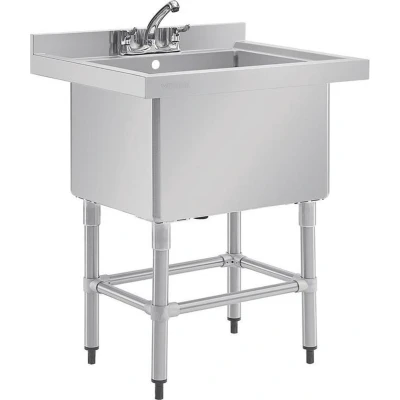 Afbeelding van Vogue diepe RVS spoelbak 77x60