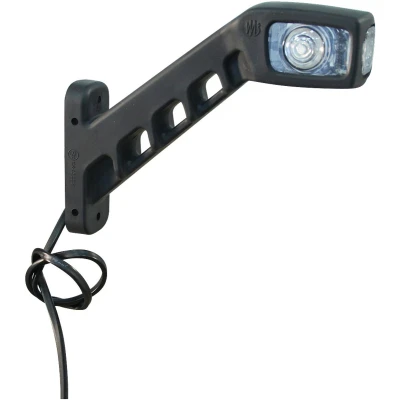 Afbeelding van Contourlamp WAS 238P/W48 Rood / wit oranje, rechts, 220mm, 2x0,75mm2 Contourverlichting (Oranje,Wit) BouwmanAanhangwagens.nl
