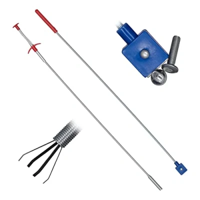 Afbeelding van Relaxdays grijper set magneetgrijper grijpstok grijparm 600 mm pick up tool