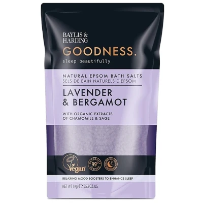 Afbeelding van Baylis&amp;Harding Goodness Lavender&amp;Bergamot Bath Salts 1 kg