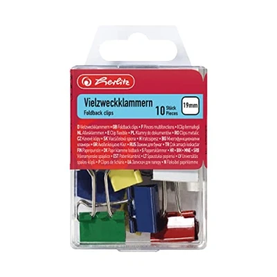 Afbeelding van Herlitz Multifunctionele klem 10 Stuk 19 mm