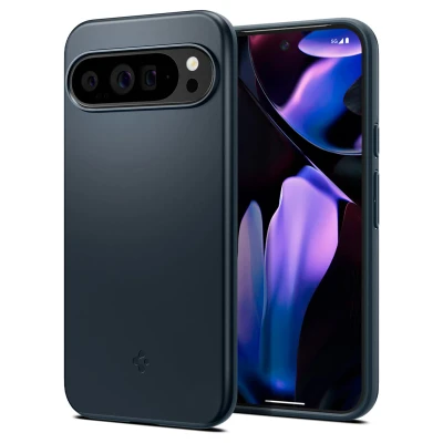 Afbeelding van Spigen Thin Fit Hoesje Geschikt voor Google Pixel 9 Pro XL Back Cover Metal Slate