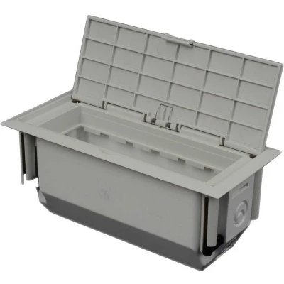 Afbeelding van Kopos Kopobox mini L bureau inbouwdoos snap in grijs