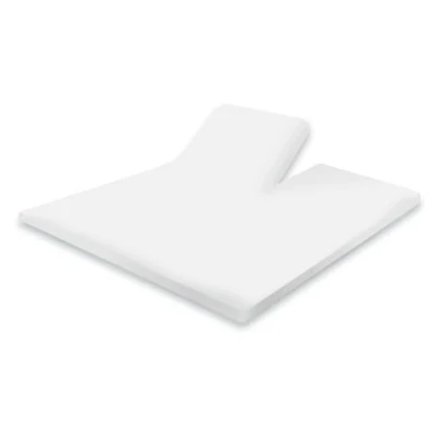Afbeelding van Elegance Splittopper Hoeslaken Perkal Katoen wit 180x200