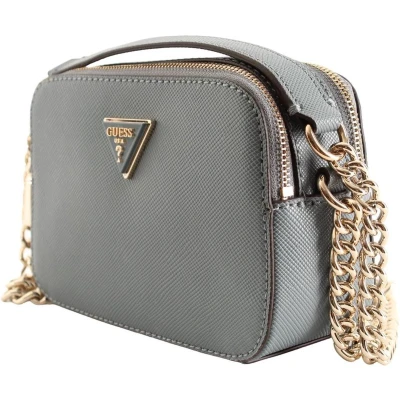 Afbeelding van Guess Eco Alexie Crossbody Dames Tas Slate