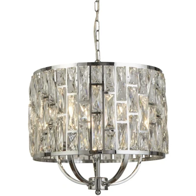 Afbeelding van Searchlight BIJOU Hanglamp 5 Lichts Kristal Chroom