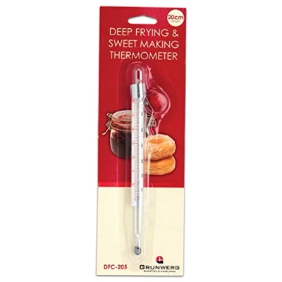 Afbeelding van Grunwerg DFC 205 Thermometer voor gefrituurde en zoete producten, 20 cm, roestvrij staal, cm