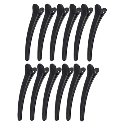 Afbeelding van Dayshake Kappers Haarklemmen 24 stuks Grote Haarklem Stevige Platbek Haarclip Professionele Haarspeld Afdeelklemmen