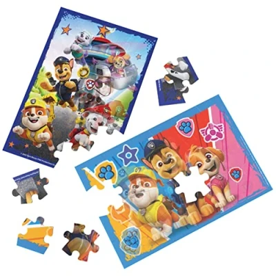 Afbeelding van Patrulla Canina Paw Patrol Lenticulaire puzzel 2 x 24 stukjes