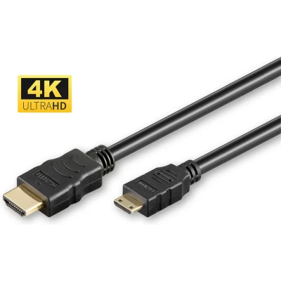 Afbeelding van Microconnect HDM19195V2.0C, 5 m, HDMI Type A (Standaard), C (Mini), 4096 x 2160 Pixels, 3D, Zwart
