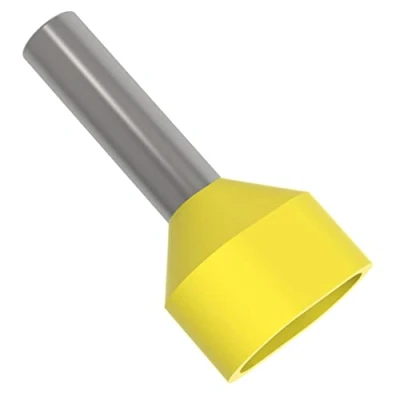 Afbeelding van AUPROTEC Twin adereindhulzen van 0,5 16 mm² geïsoleerd 10 1000 stuks selectie: (50 stuks, 6,0 geel)