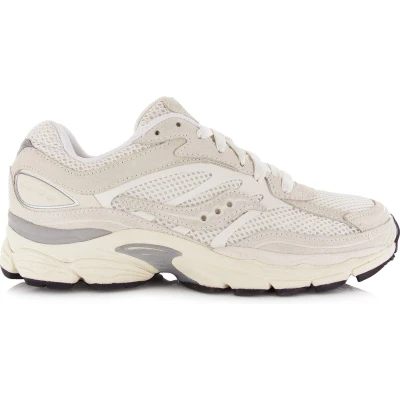 Afbeelding van Saucony dames Progrid Omni 9 sneaker met suède details in de kleur Wit, maat: 38