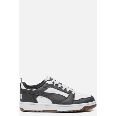 Afbeelding van Puma Rebound V6 Lo Jr Sneakers Jongens Grijs Maat 37