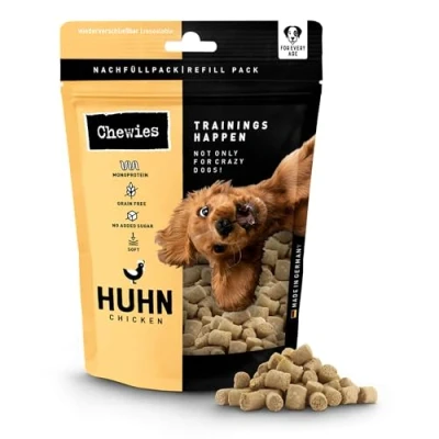 Afbeelding van 6x Chewies Trainingshapjes Hondensnacks Kip 175 gr
