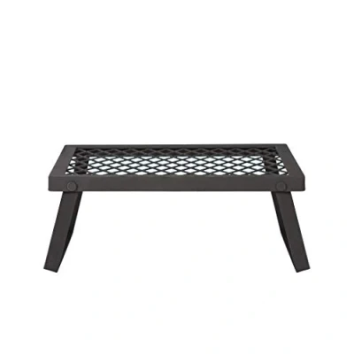 Afbeelding van Amazon Basics Campinggrill, robuust, opvouwbaar, middelgroot, zwart