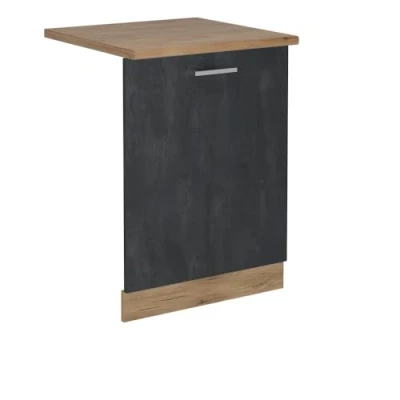 Afbeelding van Vicco &quot;R Line, zwart beton, 60 cm, AP eiken