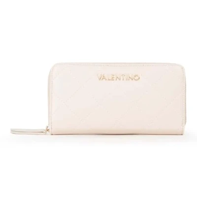 Afbeelding van VALENTINO Portemonnee Nur Re Zip Around Wallet Ecru Crème