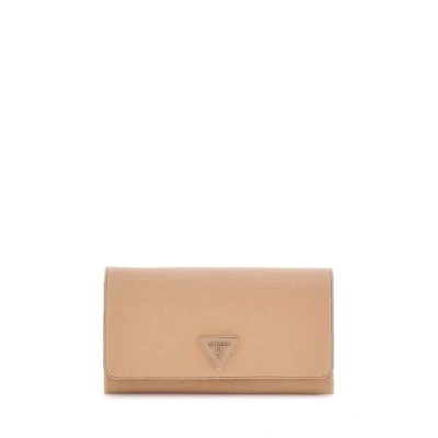 Afbeelding van GUESS Schoudertas Noelle Mini Xbody Flap Organizer Beige Lichtbruin