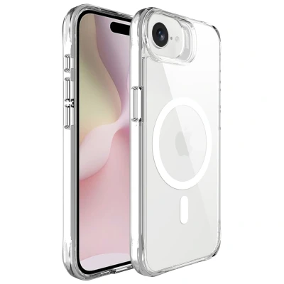 Afbeelding van iPhone SE 4 MagSafe Hoesje Kunststof imoshion Hardcase/Backcover Transparant Telefoonhoesje Shockproof/Valbescherming
