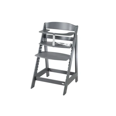 Afbeelding van roba kinderstoel »Sit Up« trapkinderstoel van hout (niet geïdentificeerd, Grijs Flex)