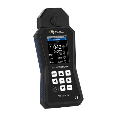 Afbeelding van PCE Instruments RAM 100 Geigerteller Straling: Gamma, Alfa, Bèta Akoestisch signaal, Optisch Incl. dosimeter