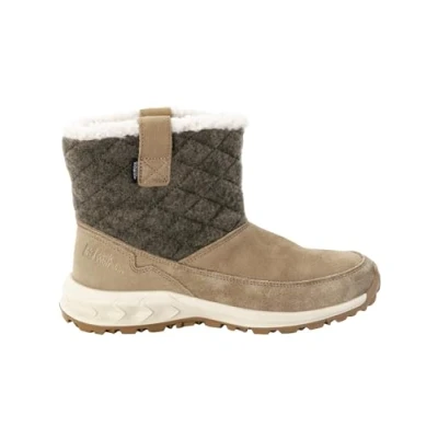 Afbeelding van Jack Wolfskin Queenstown Texapore BOOT Snowboots, Dames, Maat: 40.5, Cookie Leer en textiel