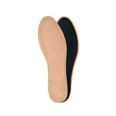 Afbeelding van Inlegzolen Van Natuurlijk Leder Voor Man Met Actieve Koolstof Onderlaag, Inlegzolen, Vervanging Zolen, Laarzen (Man / 9 UK 43 EUR)