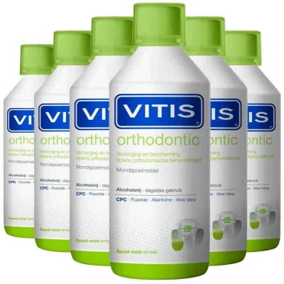Afbeelding van 6x Vitis Mondwater Orthodontic 500 ml
