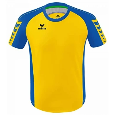 Afbeelding van Erima Six Wings shirt geel/new royal