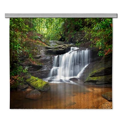 Afbeelding van AG DESIGN gordijnen, 3D fotoprint, licht, 100% PES, meerkleurig, 180 x 160 cm