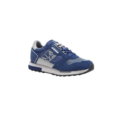 Afbeelding van Napapijri Virtus Sneakers laag, Heren, Maat: 43, Avio Leer en textiel